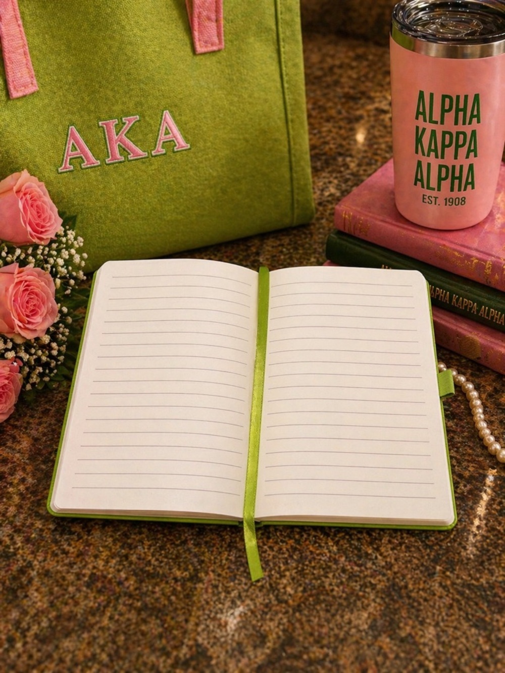 AKA Green 'They Not Like Us' Hardcover Journal - Picture 2 of 2